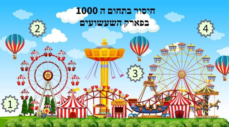 חיסור בתחום 1000