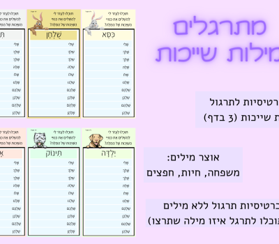 כינויי שייכות